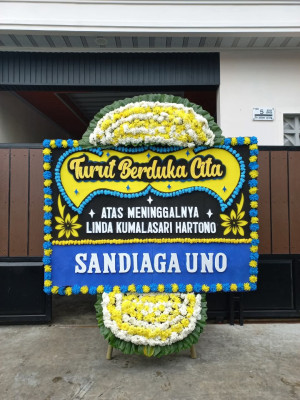 Papan Bunga Duka di Wara Barat